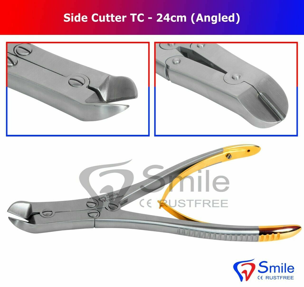 TC Double Action Pin & Wire Cutter CNS 24cm Orthopedic Surgical Instruments CE