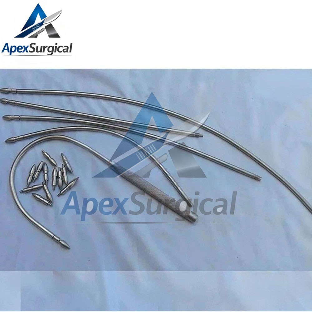 Vascular Set Fistula Tunneler Set of 17 PCS Surgical Instruments