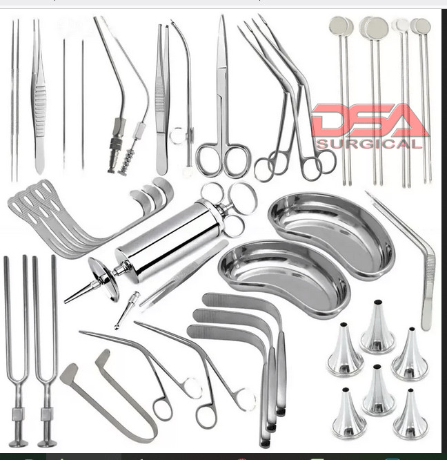 ENT Examination Set of 39Pcs for inspection of Face Ears Nose & Throat