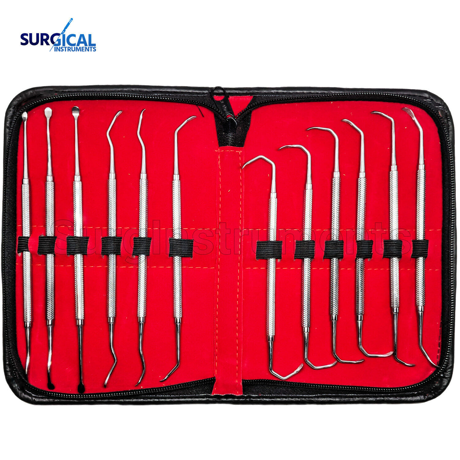 12 Pcs Sinus Lift Instruments Set Implant Dental Dentistry Surgical German Grade