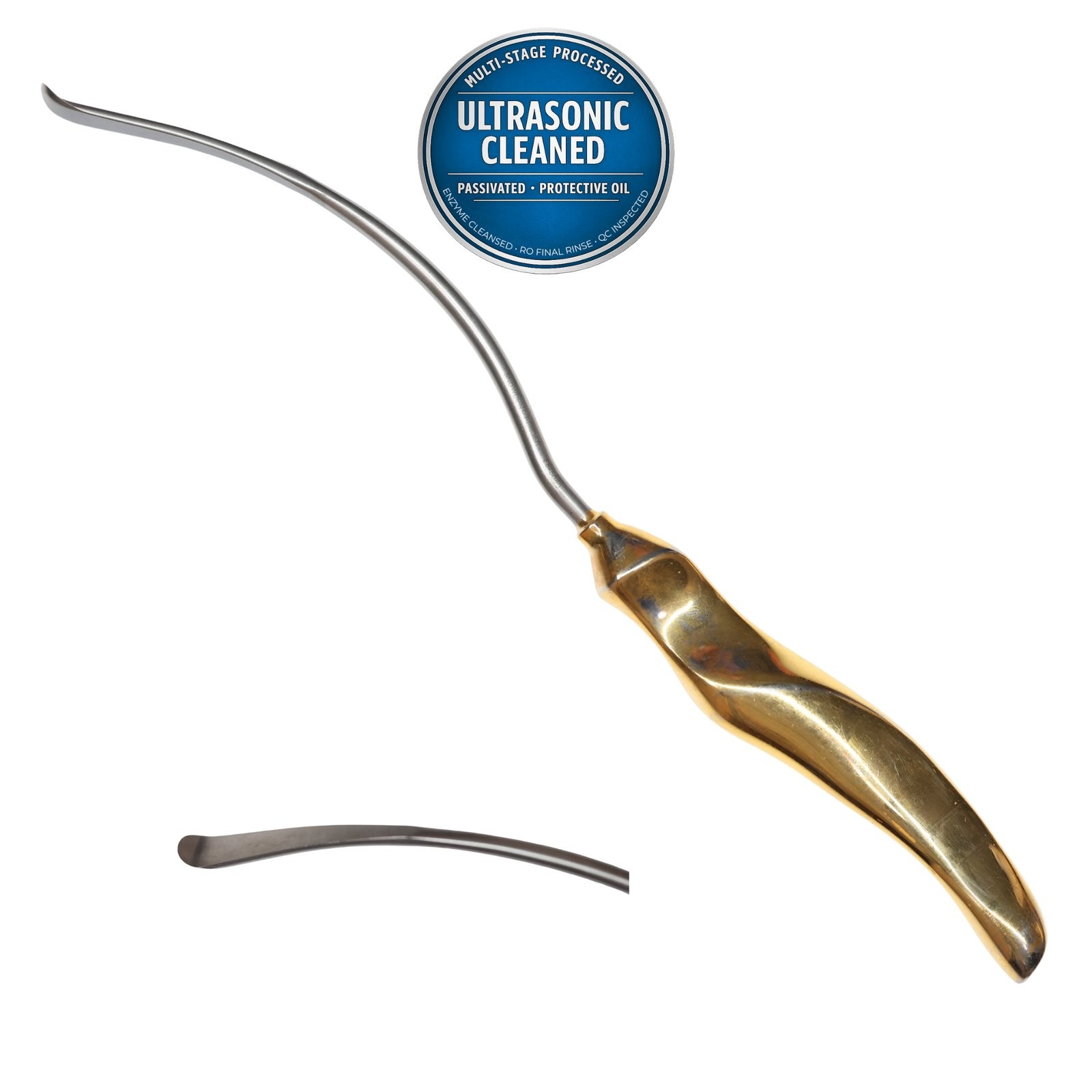 Snowden-Pencer 88-5080 Endoplastic Dissector, #7, 8mm Wide Blade, 10-1/8in