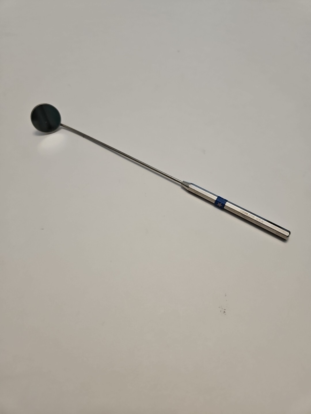 Miltek 23-40-4 Laryngeal Mirror, Size 4, Threaded Stem