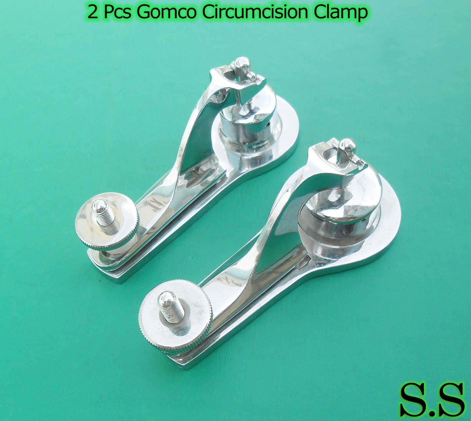 2 PCS Gomco Circumcision Clamp 2.8cm & 3.5cm Surgical Instruments