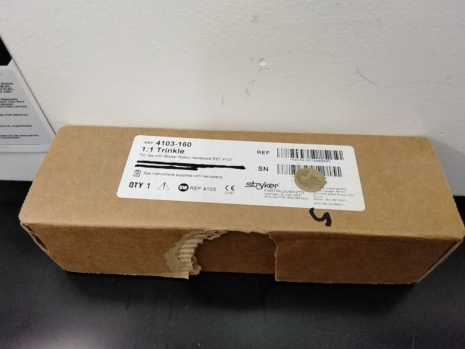 Stryker 4103-160 Hudson Modified Trinkle New in Box