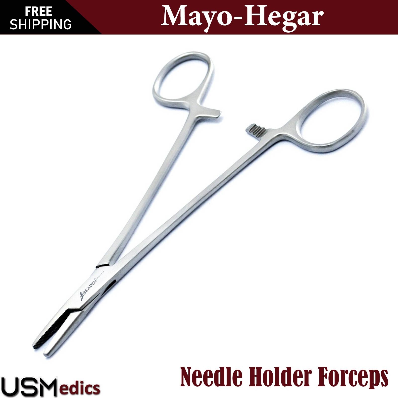 X5 Surgical Medical Instruments Mayo-Hegar Needle Holder Suture Needle Forceps