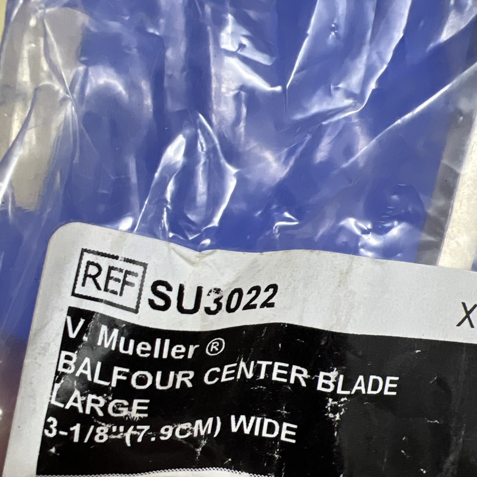 V. Mueller SU3022 Balfour Retractor Center Blade NEW