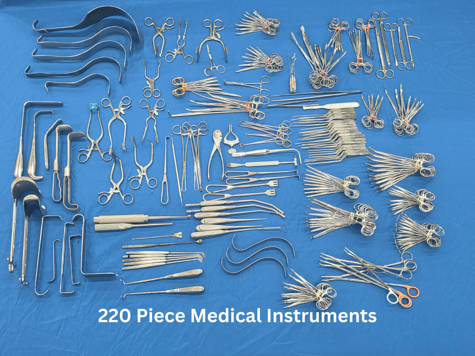 220 Piece Codman Pilling Weck Bulk Surgical Instrument Medical Tool Lot