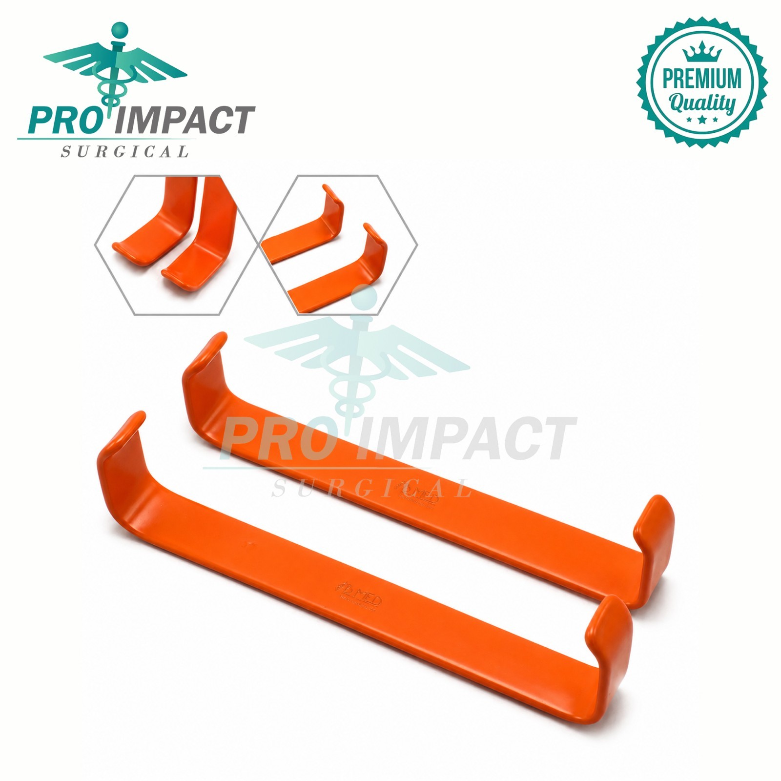 Farabeuf Retractor Set Insulated Double Ended Surgical Plastic Surgery