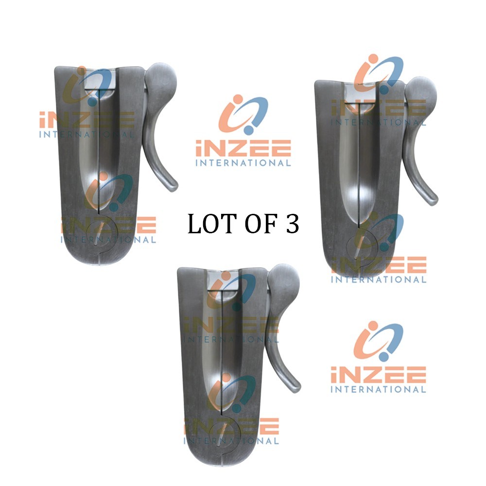 Lot Of 3 Mogen Clamp 5″ circumcision Man Adult Urology Penis Surgery Instruments