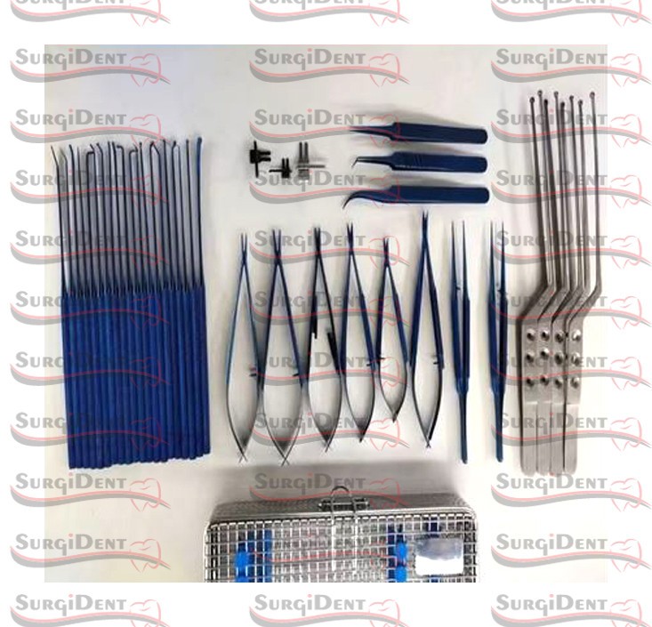 Best Micro surgery instruments set Neuro Surgical Instruments Titanium Coated