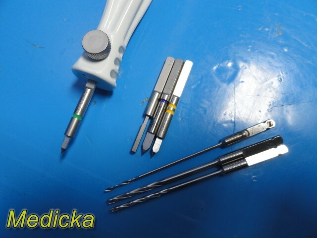Wright Zimmer Assorted Drill bits/Punches W/ Handle ~ 25394
