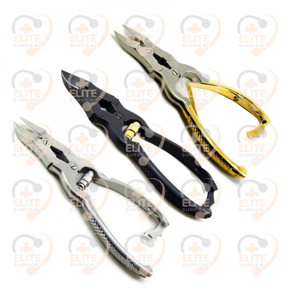 Cantilever Nail Cutter Clipper Nipper Heavy Duty Extra Thick Toe Nail 3 PCS
