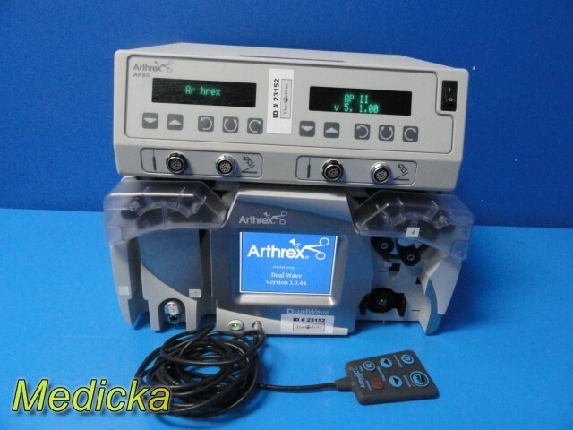 2010 Arthrex APS II Shaver Console W/ AR-6480 Dual Pump & Remote ~ 23152