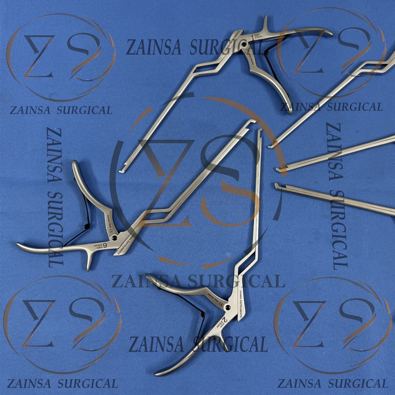 Spine Rongeur Set Of 6 PCs Kerrison Bayonet Bone German Orthopedic Rongeur