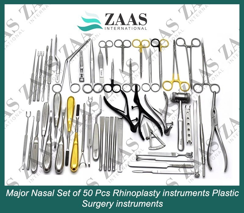 Major Nasal Set of 50 Pcs Rhinoplasty instruments Plastic Surgery instruments