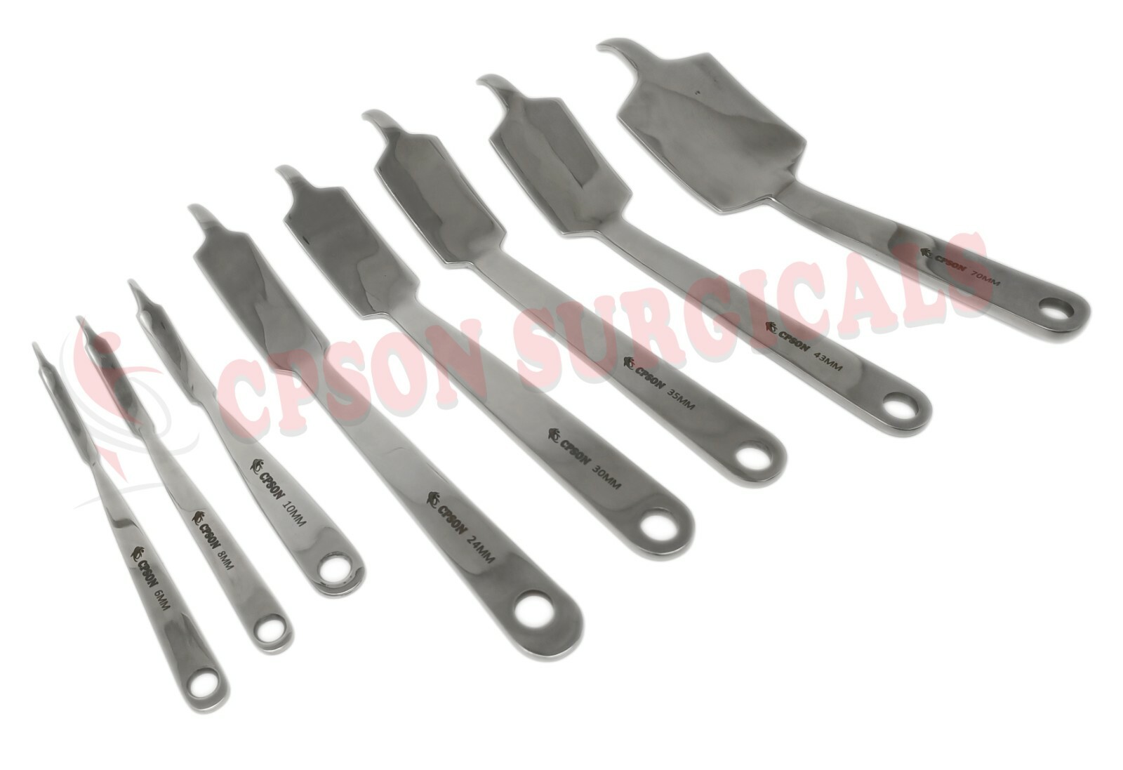 8 PCS HOHMANN RETRACTOR SET SURGICAL ORTHOPEDIC INSTRUMENTS