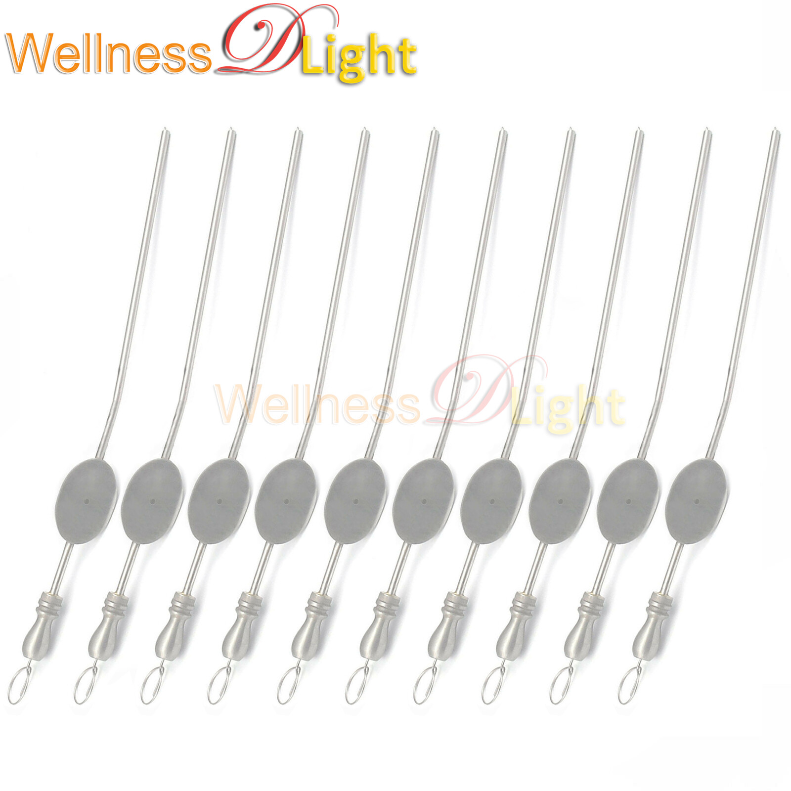 Wdl 10 Pcs Baron Suction Tube 5 French (1.7 Mm) Surgical Instruments Stainless