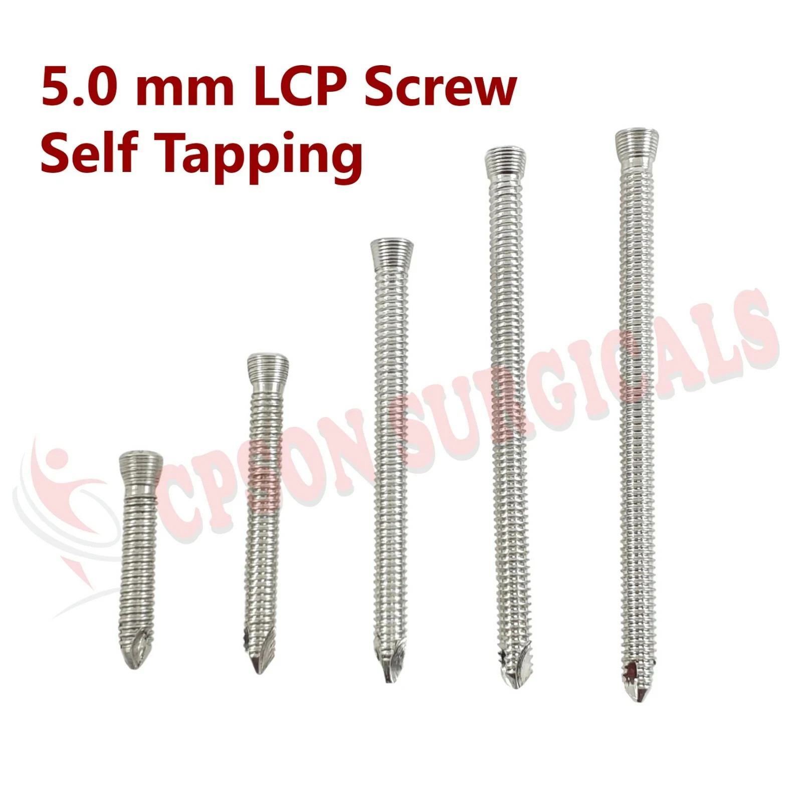 5.0mm LCP Screw lot of 210pcs Veterinary Surgical Instrument