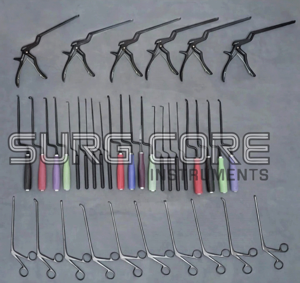 MIS Spine Posterior Lumbar Minimally Spinal Orthopedic Instruments Set Of 37 Pcs