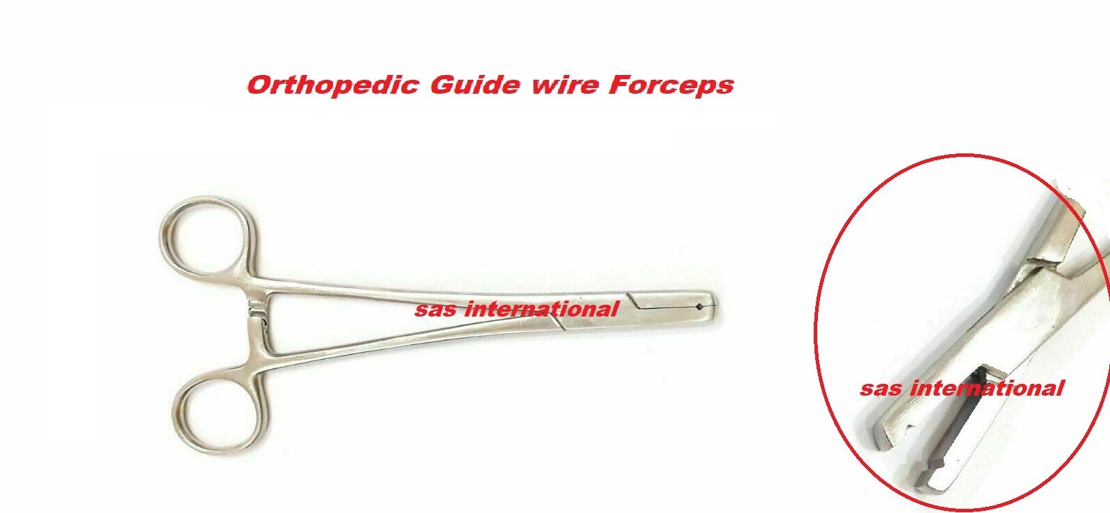 Orthopedic Guide wire Holding Forceps veterinary instruments ss