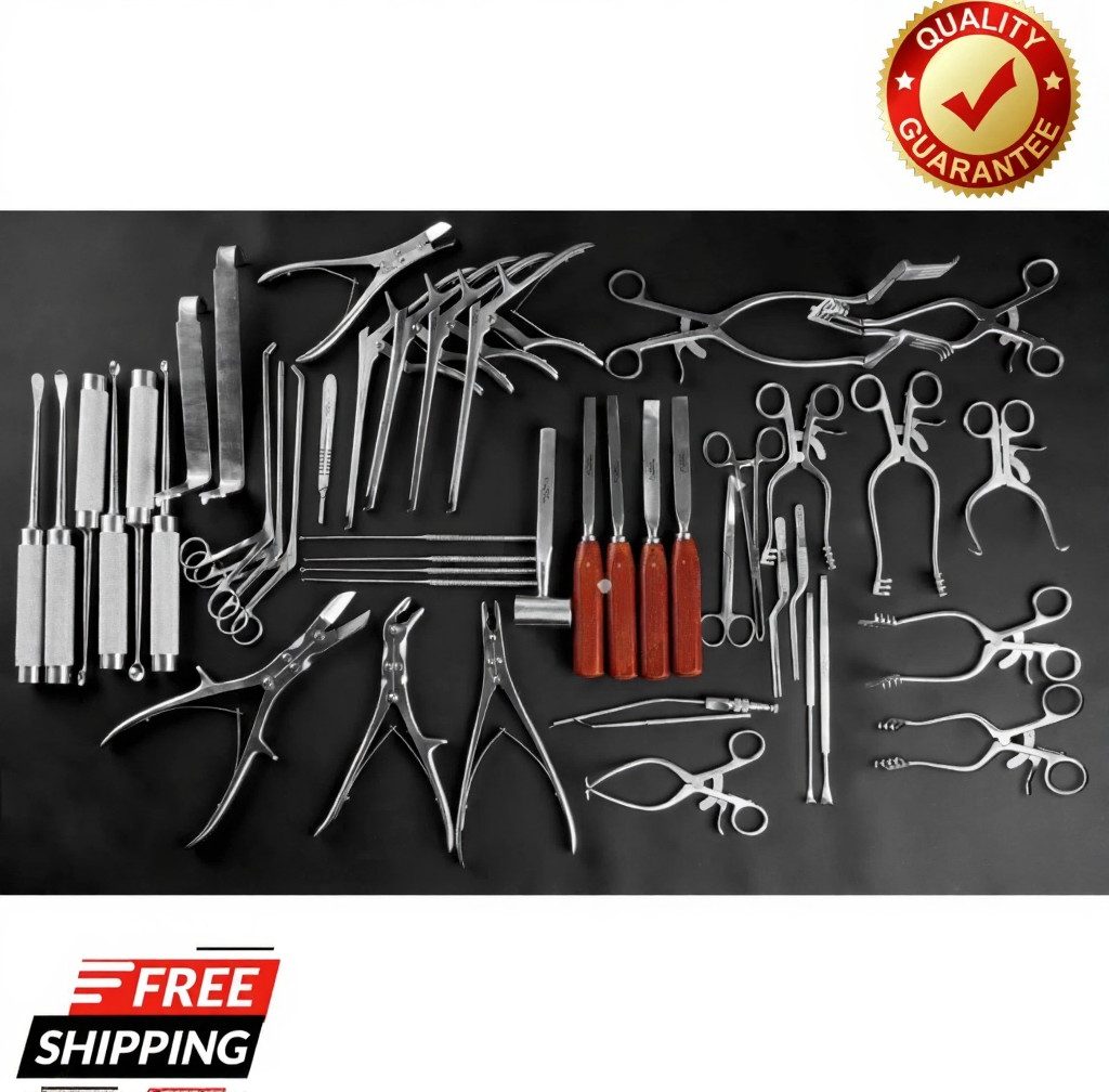 Spine Laminectomy Set 45Pcs Complete Orthopedic Surgical Instruments set