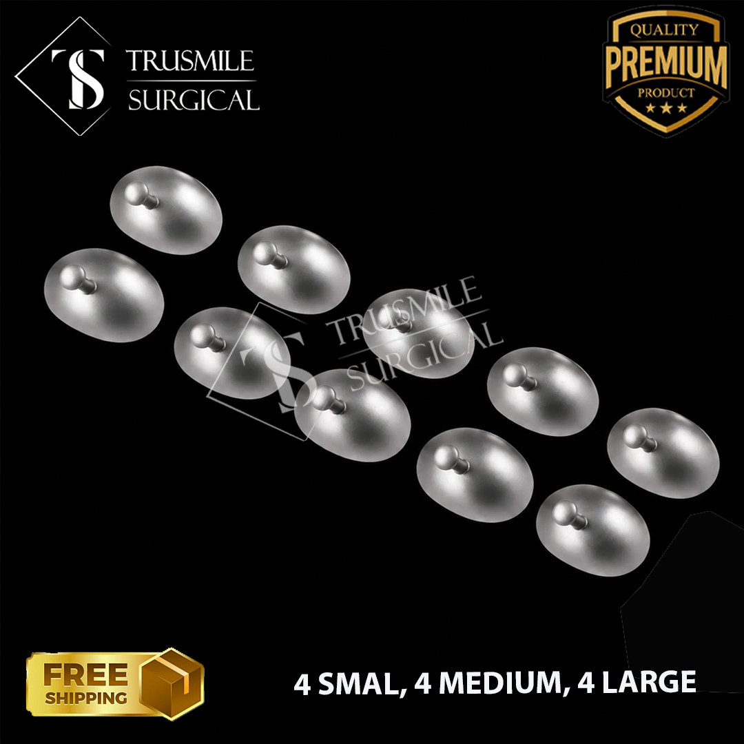 New Lot of 12 pcs Corneal Shield Laser Eye Shield Corneal Protector Stainless
