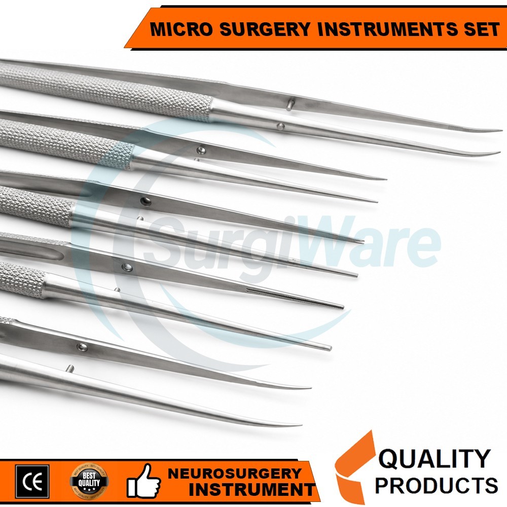 Neurosurgical Micro Surgery Set Instruments Yasargill 43 Pcs Set