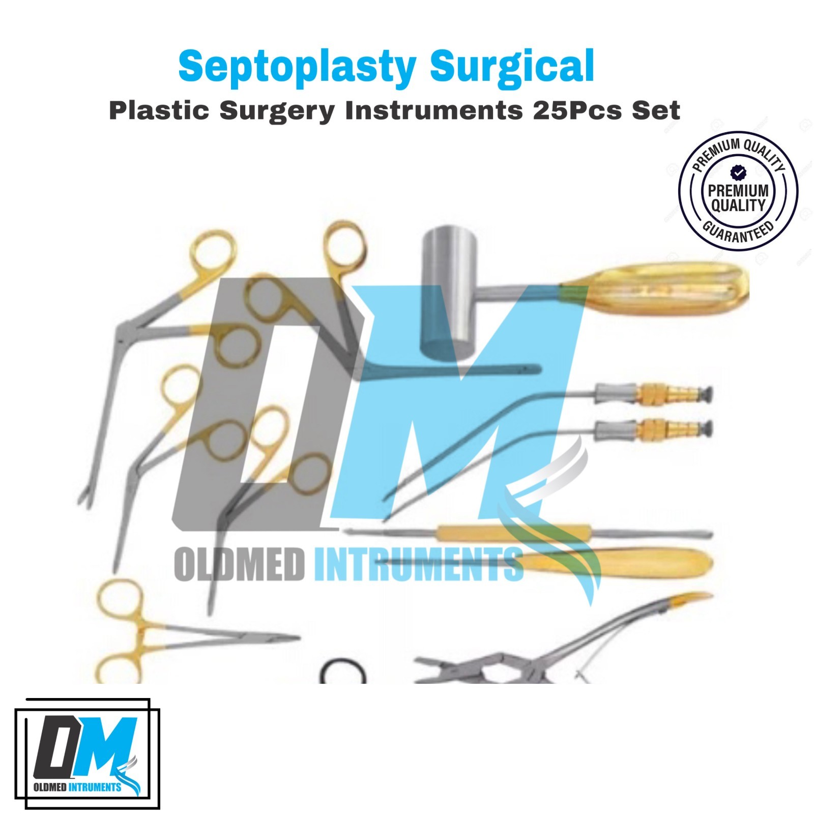 High Quality ENT/Plastic Surgery Septoplasty Instruments Set of 25Pcs With Box