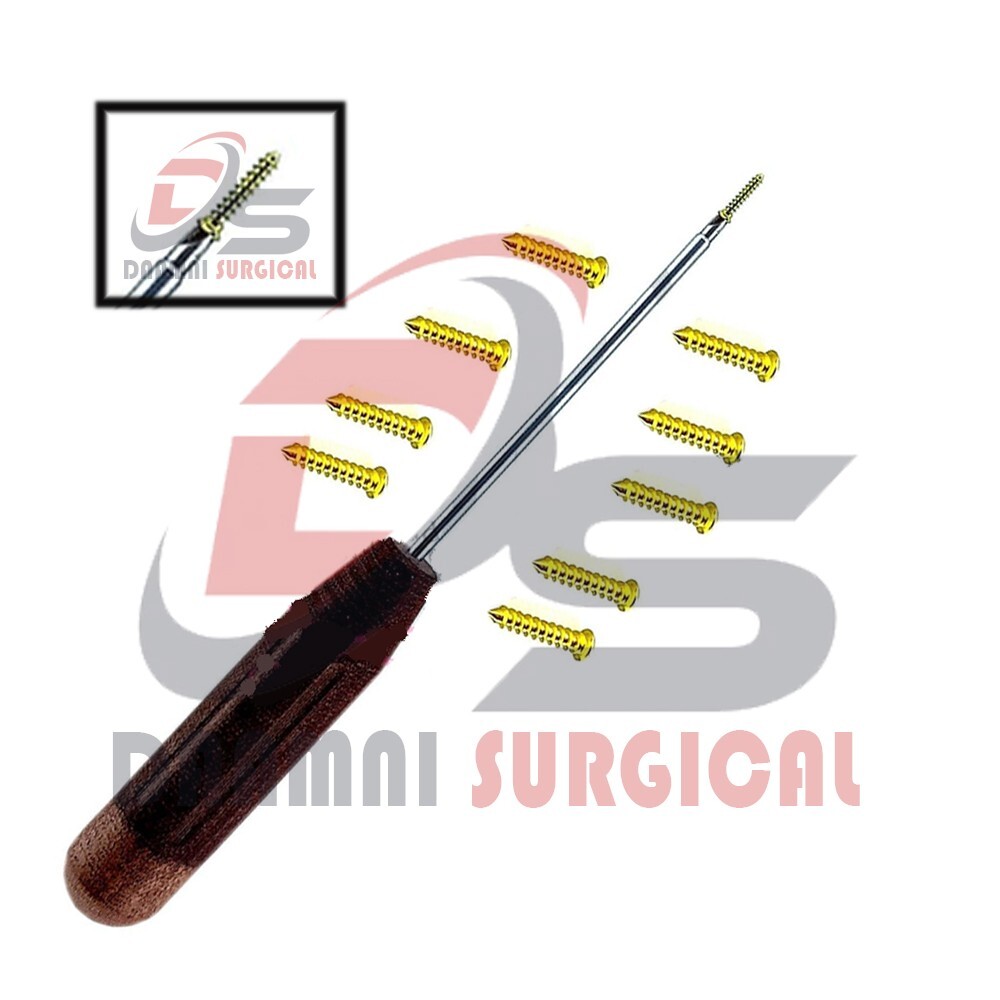 Maxillofacial Screws Cross Head Titanium 2.0mm 101 Pcs Instruments