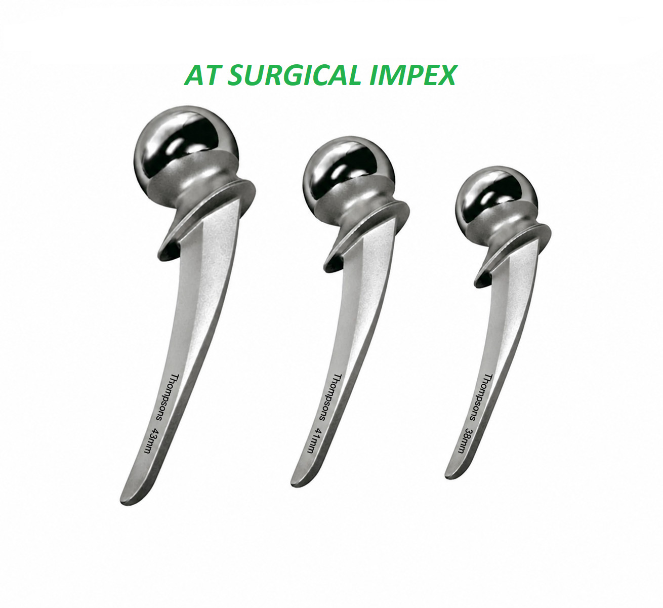 Thompson Hip Prosthesis Standard Stem 3 Pcs Orthopedic Instrument Set