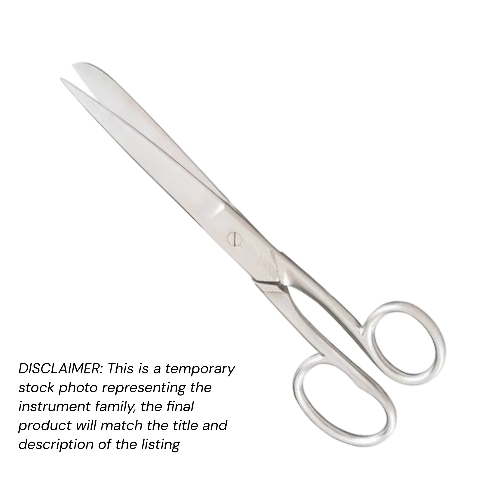 5 pcs USA Gauze Scissors 8″ 1 Large Finger Ring Stainless Volaris Economy