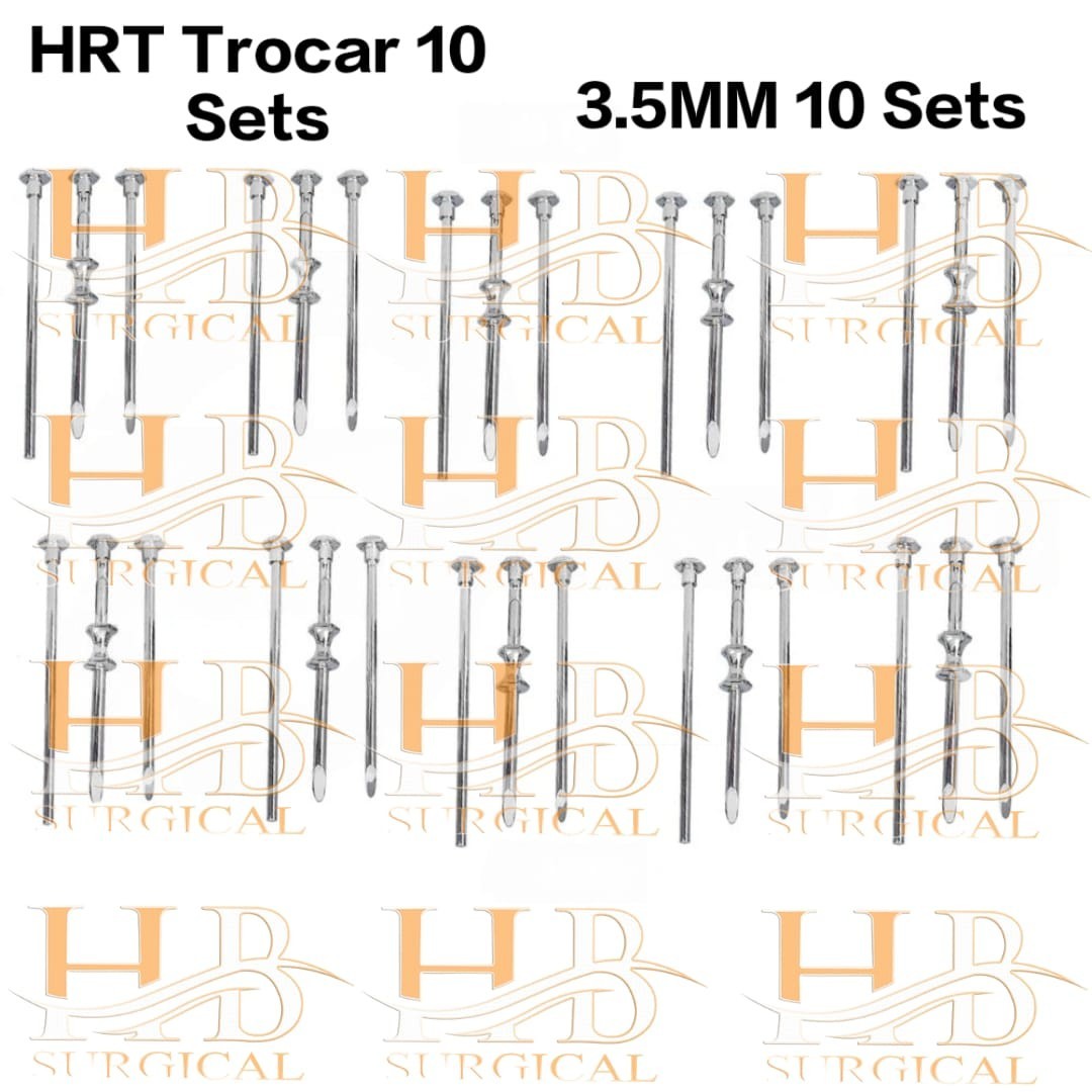3.5mm HRT Trocar kits Hormone Replacement Pellet Insertion Trocars 10 Sets