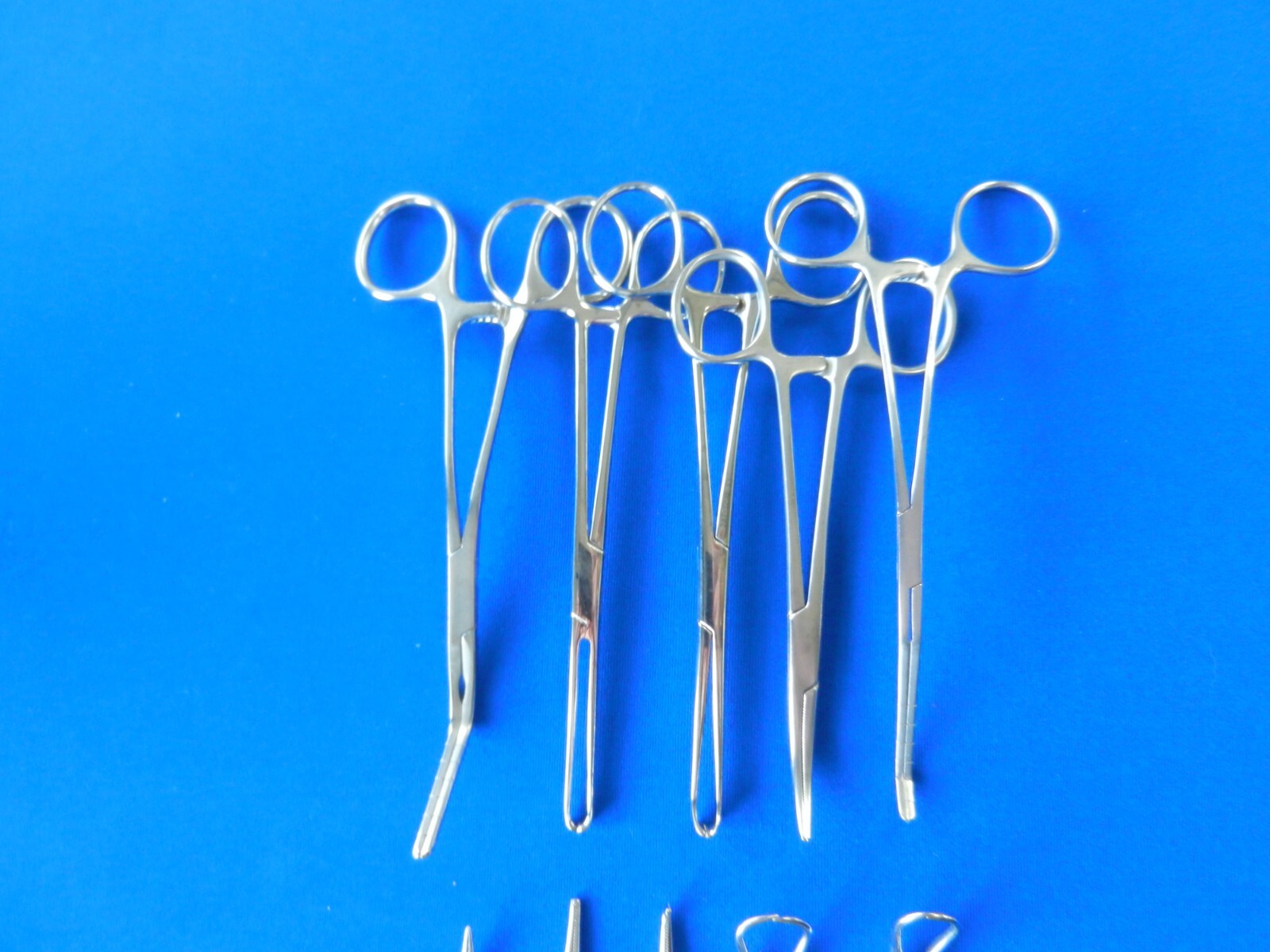 E530 Pilling Jarit Sklar Lot of 10 Forceps Approx. 13.5-16cm Overall Length