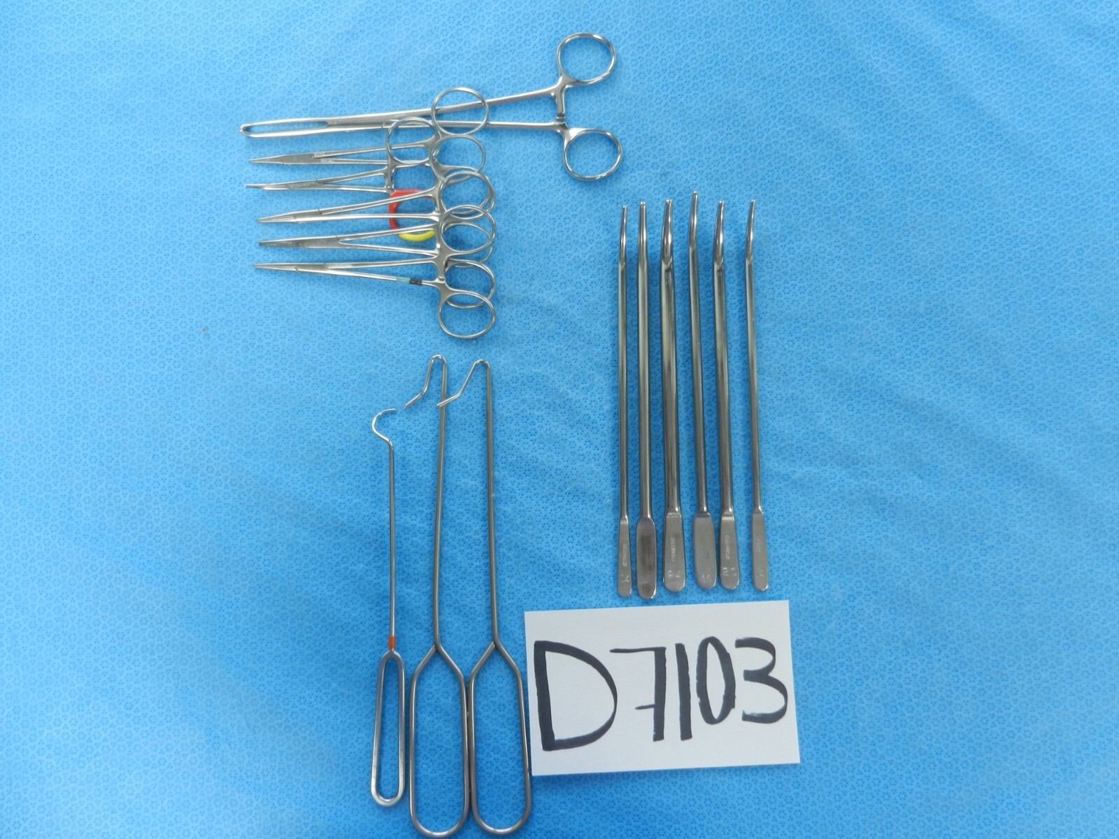 D7103 Jarit V. Mueller Surgical Instruments Lot of 15 Approx. 10-23cm