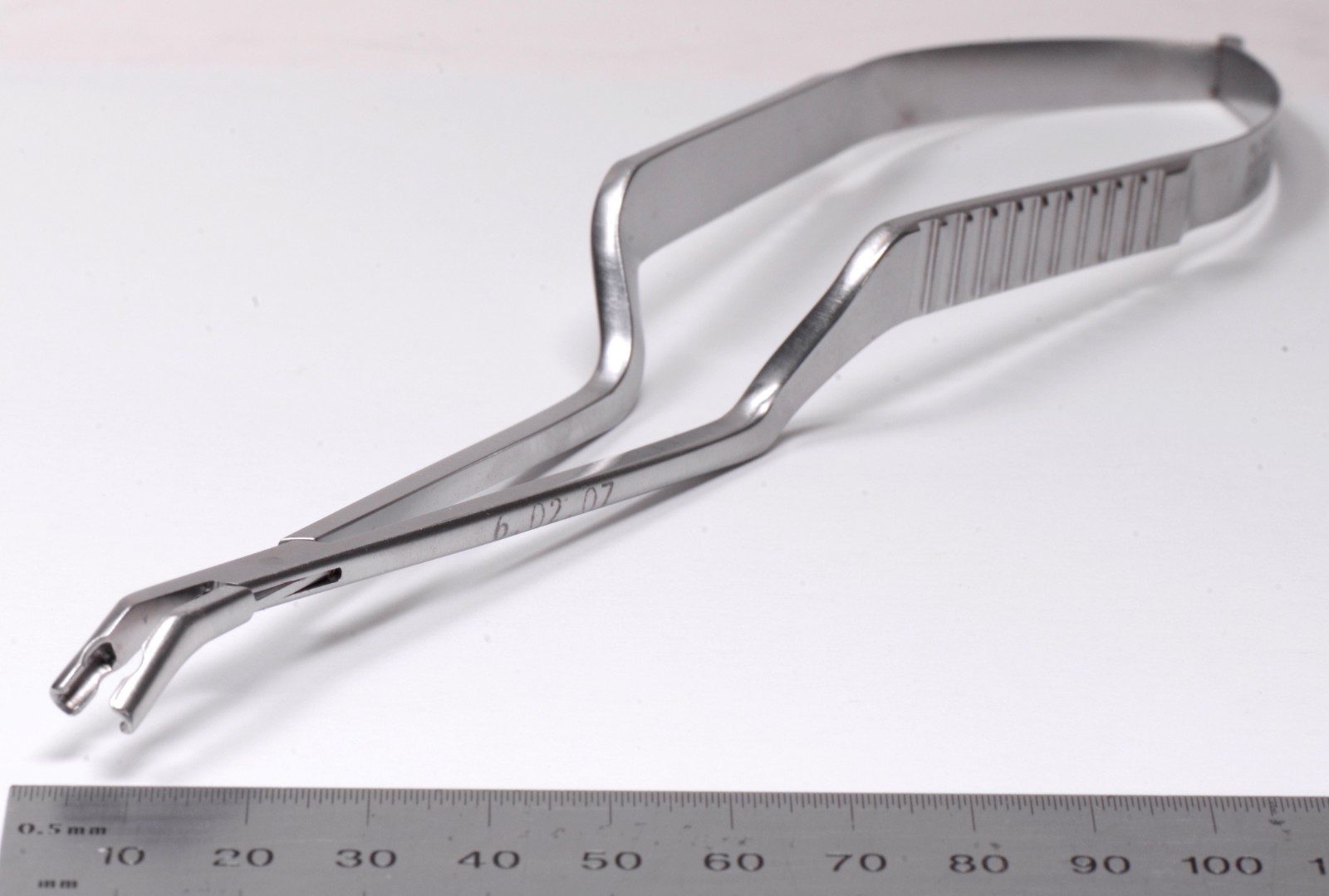 Mizuho #07-949-02 Sugita Clip Remover 8″ 30° Angled Surgical Neuro Japan