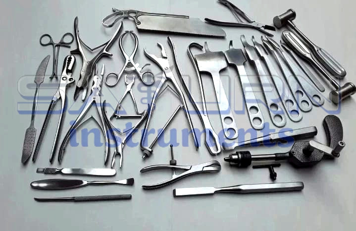 Orthopedic Retractor Bone Drill Saw Surgical Surgery Instruments 29 pcs set