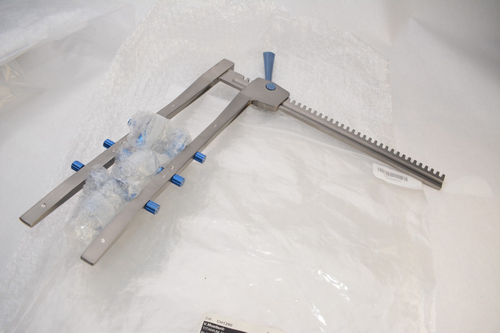 NEW V. Mueller Titanium ANKENEY Sternal Retractor CH1290 11-1/2″ Arm 7″ Spread