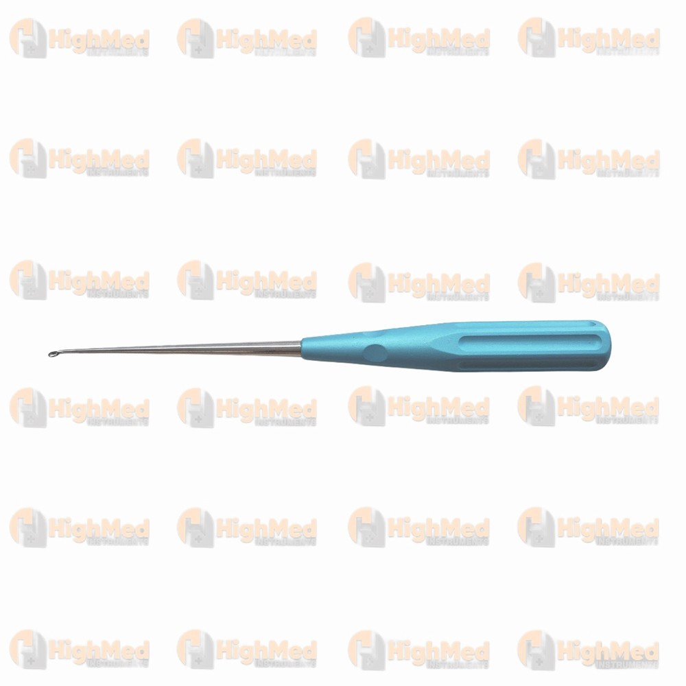 V.Mueller U-0165 Orthopedic Neuro Spine Curette Oval Cup 10 Size 000 Up Angled