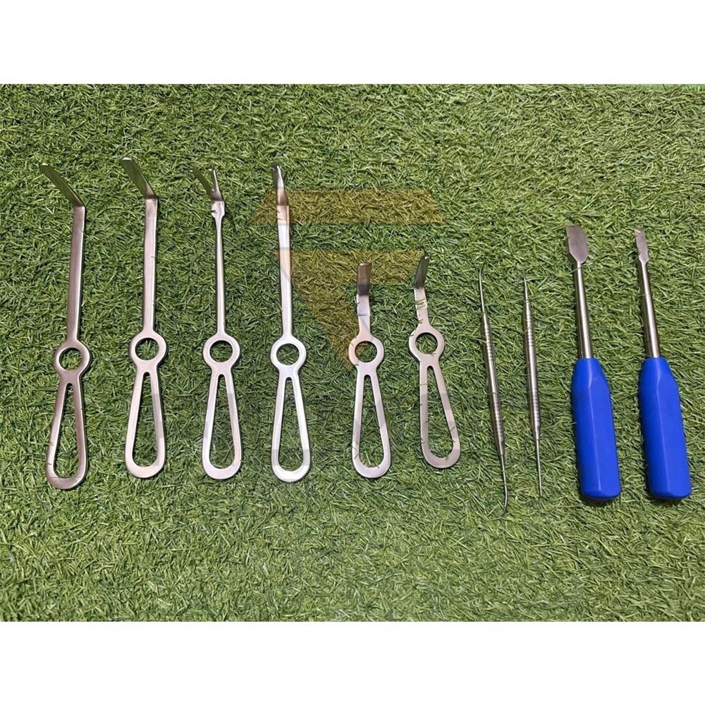 Set of 10 Pcs Minimally Invasive Orthognathic Surgery Instruments A+ Quality