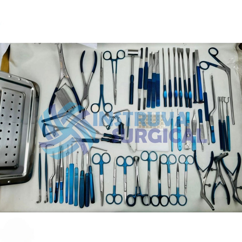Rhinoplasty Instrument Set Titanium Coated Nose Surgery Premium Quality – Box