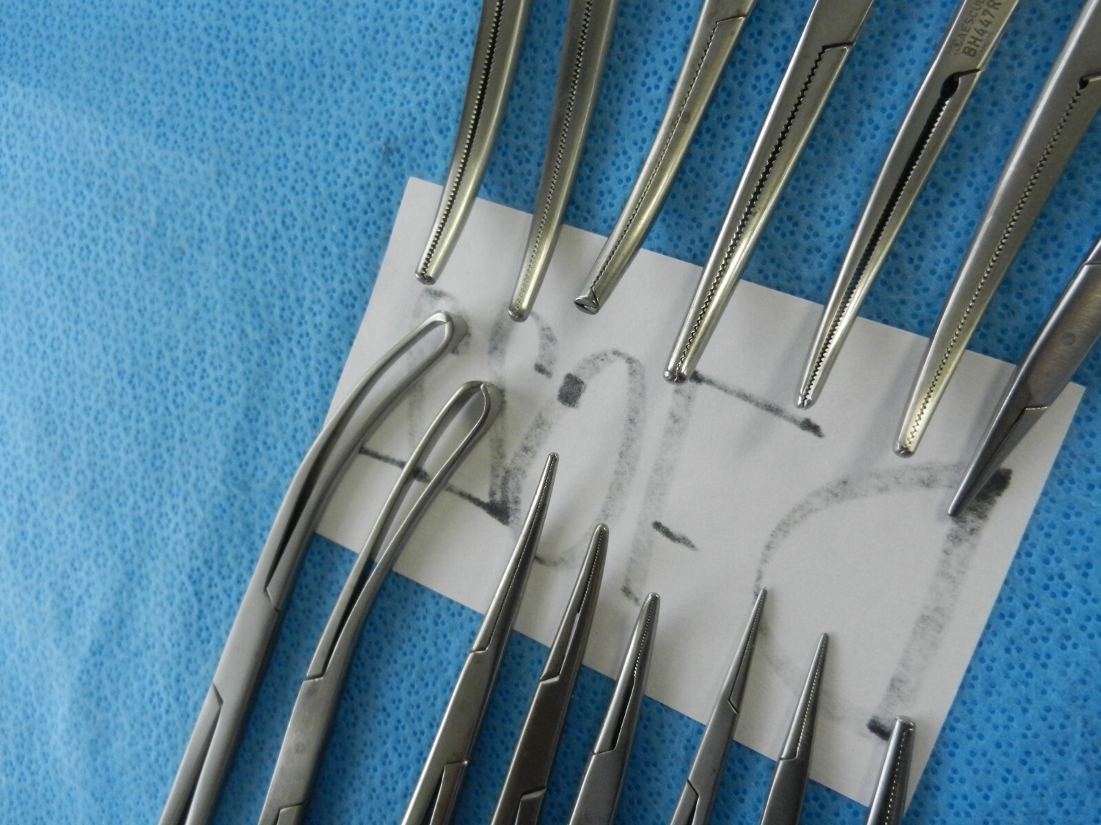 D7022 Pilling Weck V. Mueller Codman Surgical Forceps Lot of 15 Approx 13-24cm