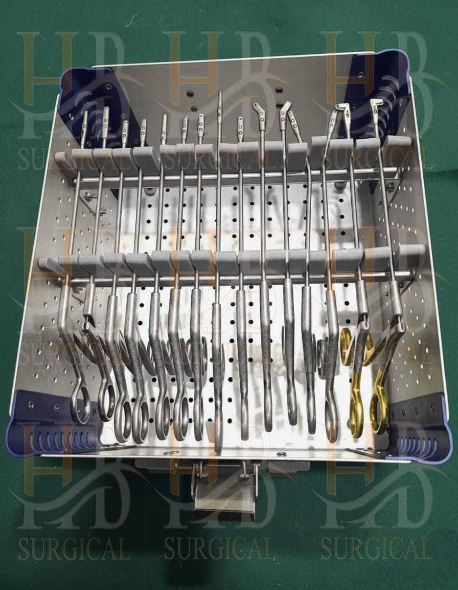 Arthroscopy Forceps Set with sterilization aluminum Box High Quality