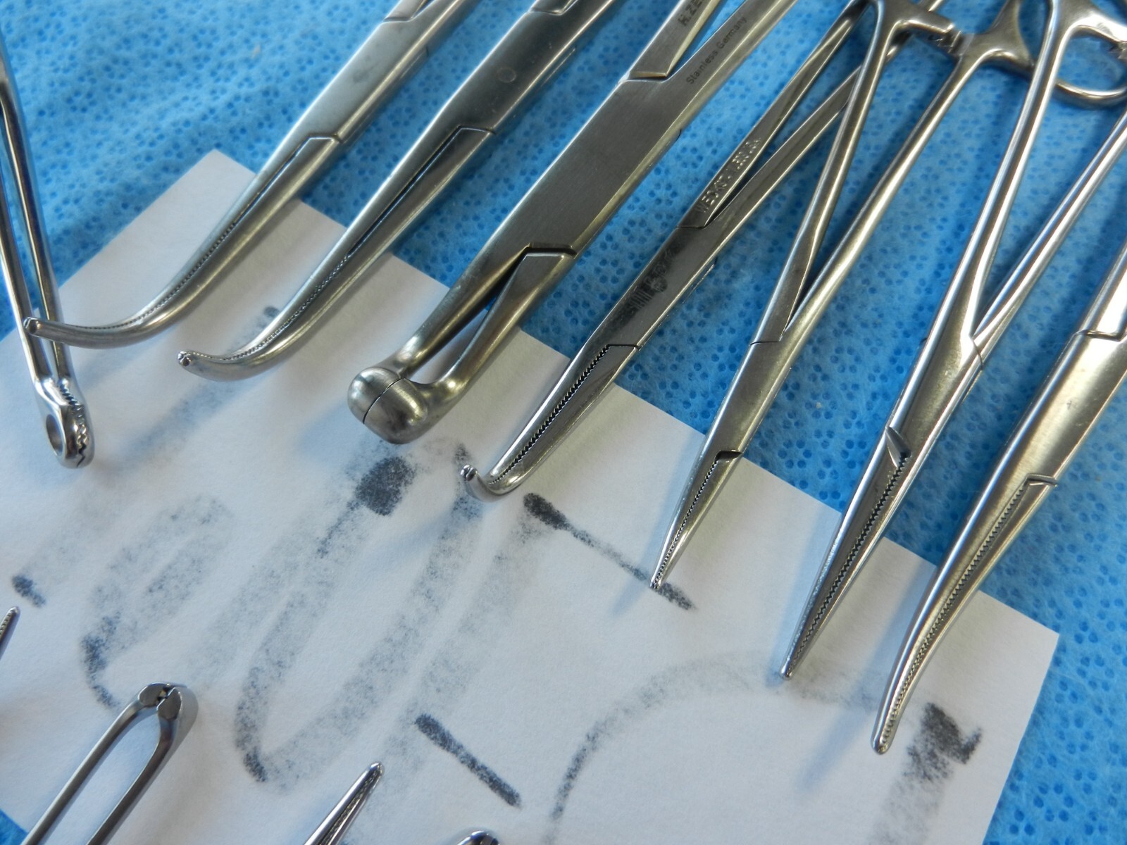 D7061 Jarit Codman Pilling Weck Surgical Forceps Lot of 15 12.5-23cm