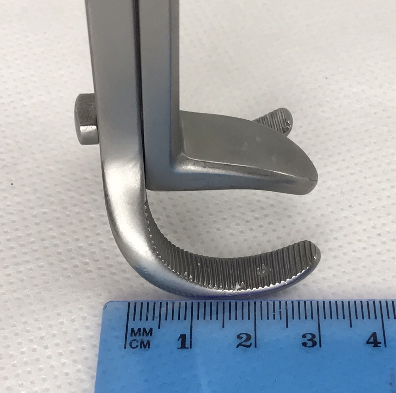 SKLAR 40-2923 Lowman Adjustable Bone Clamp 1 x 2 Prong Jaw 1.5” Jaw Width 8” L