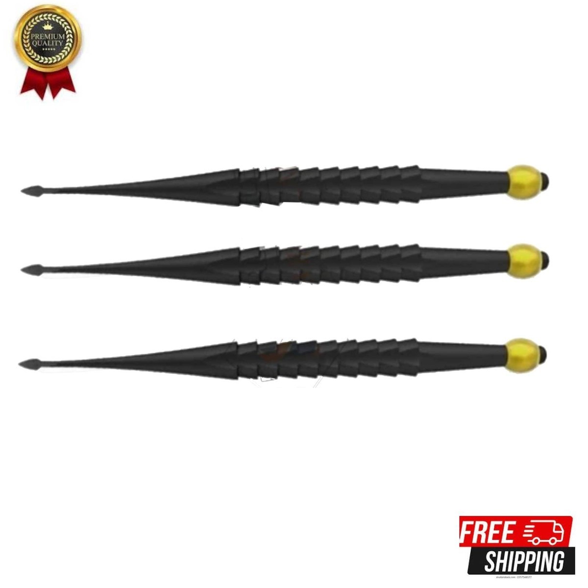3 Pcs PDL Elevator Sharpened Straight Spade Proximator surgical Instruments