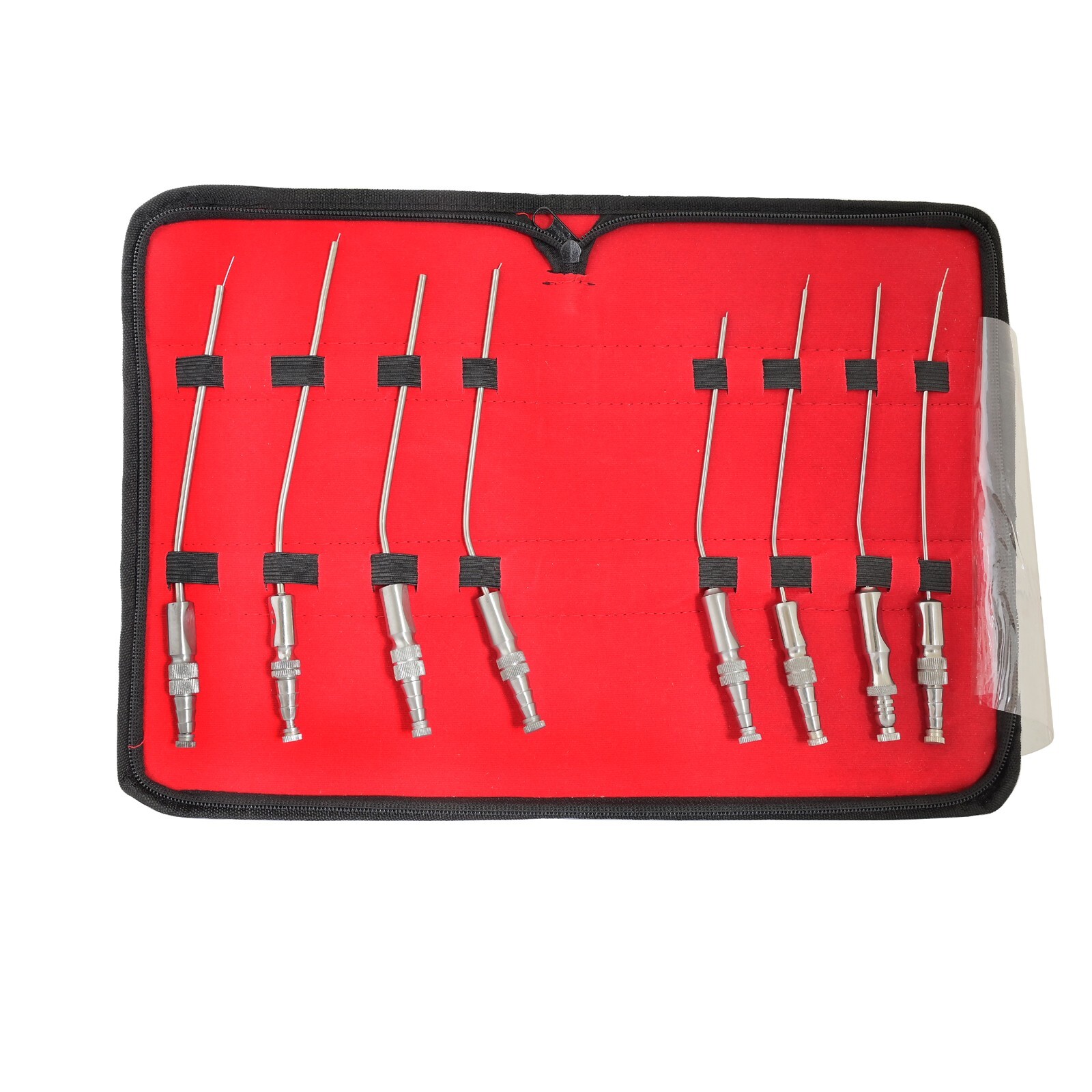 Frazier Suction Tube Set Of 8 Tubes Aspirator Dental ENT Surgical Instruments