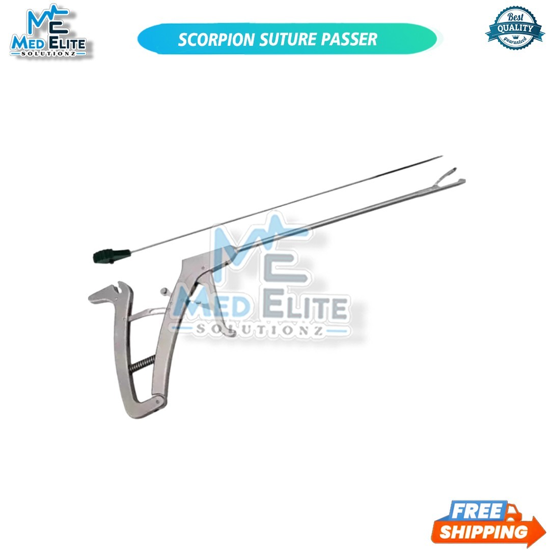 High Quality Scorpion Suture Passer Straight Arthroscopy Tool With 10 Needles