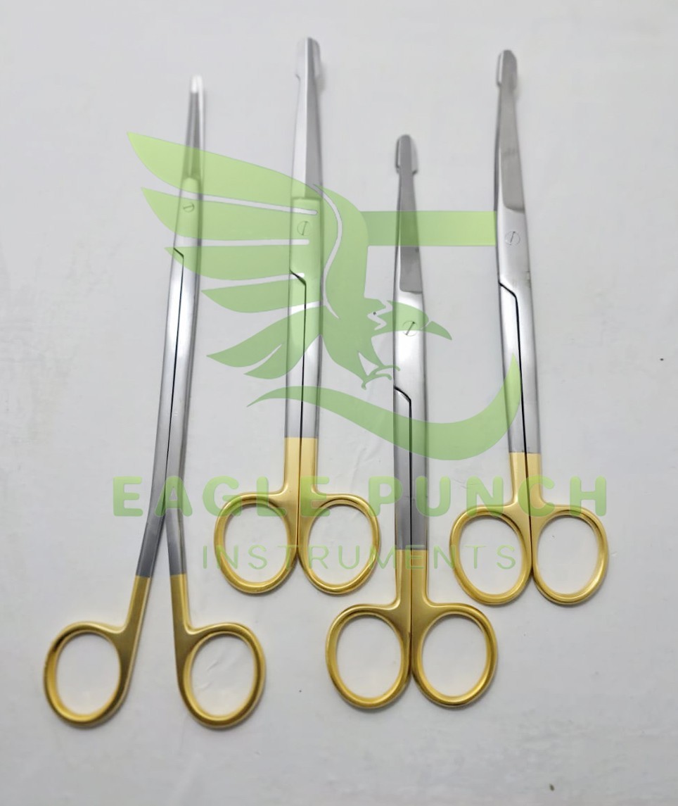 Plastic surgery facelift scissors set of 4pcs Plastic Surgery Instruments