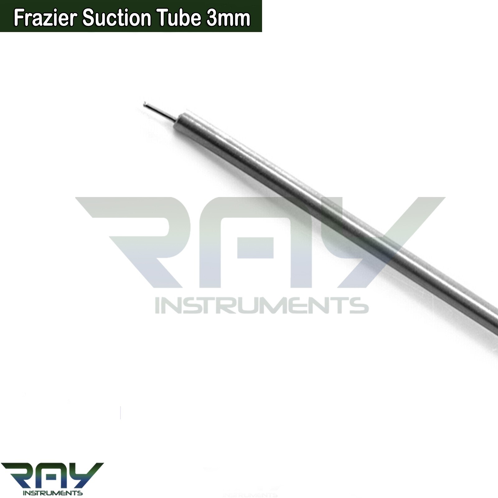 Dental Frazier Suction Aspirator Tube 3mm Surgical ENT Diagnostic Instruments