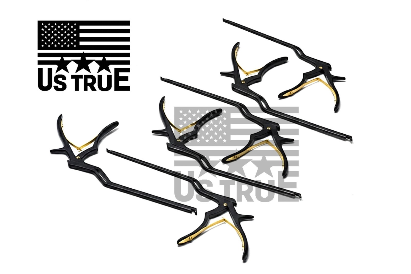 Kerrison Bayonet Bone Spine Rongeur, German Orthopedic Instruments Set of 6 PCs
